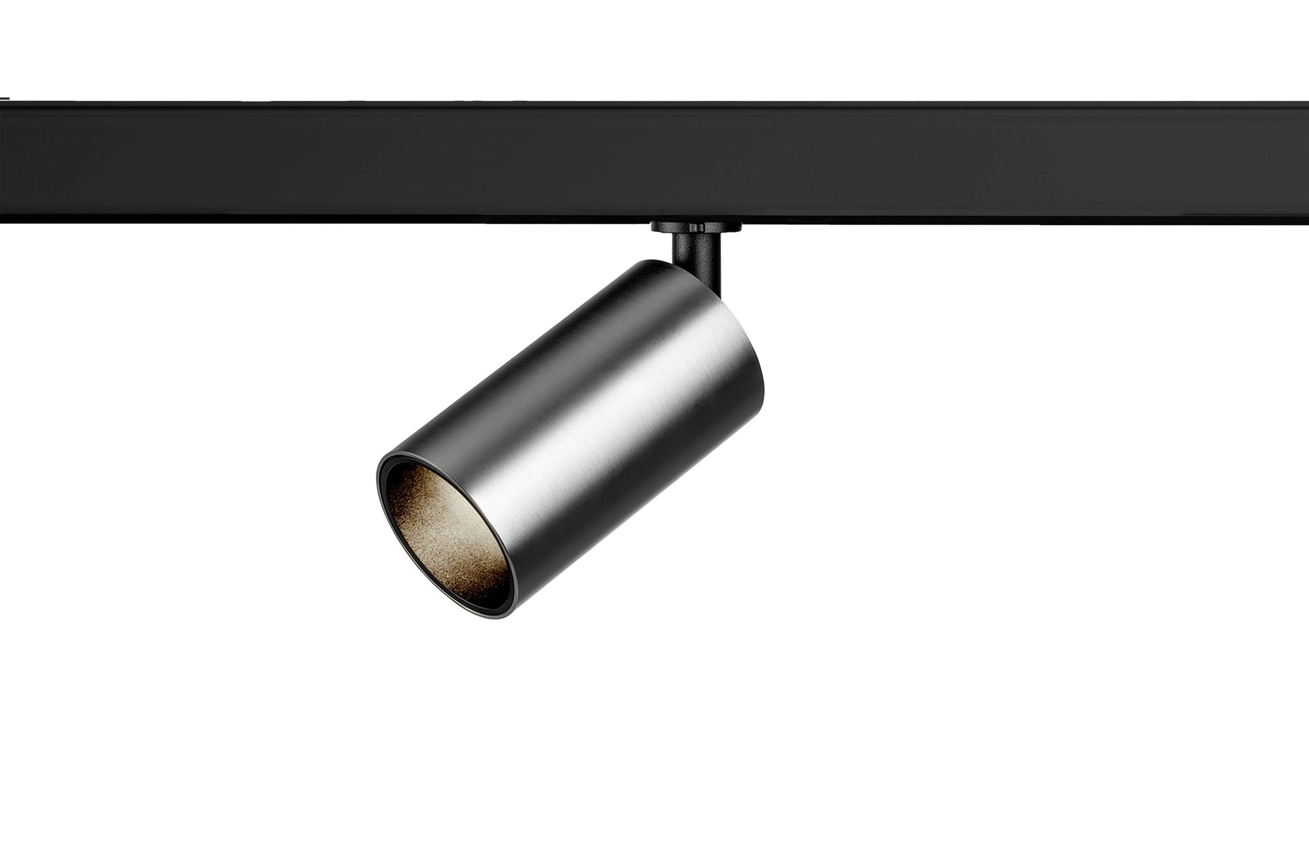 Flare 9W 36° 927 borstat stål DALI Invitrack svart