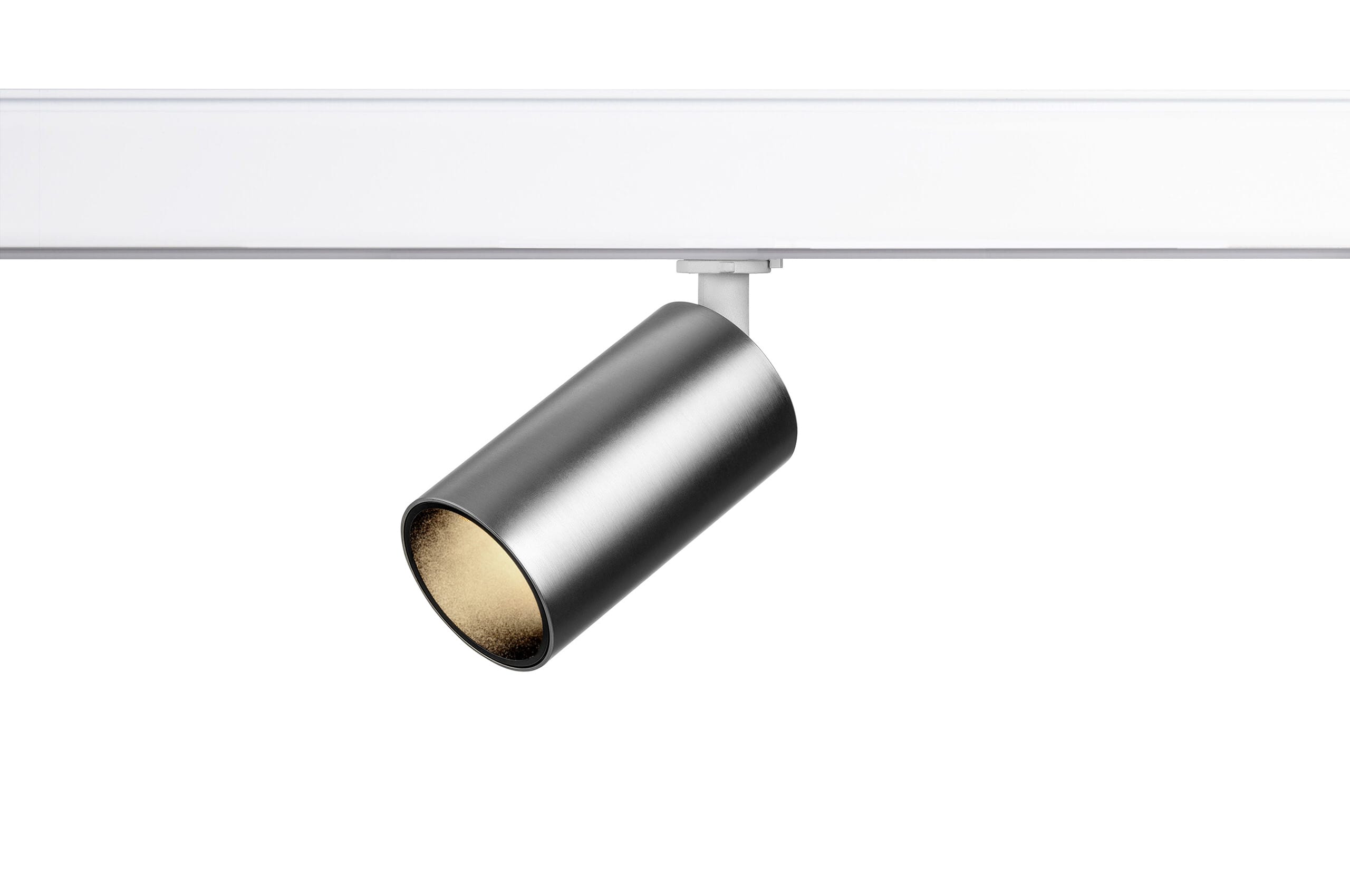 Flare 13W 50° 927 borstat stål DALI Invitrack vit