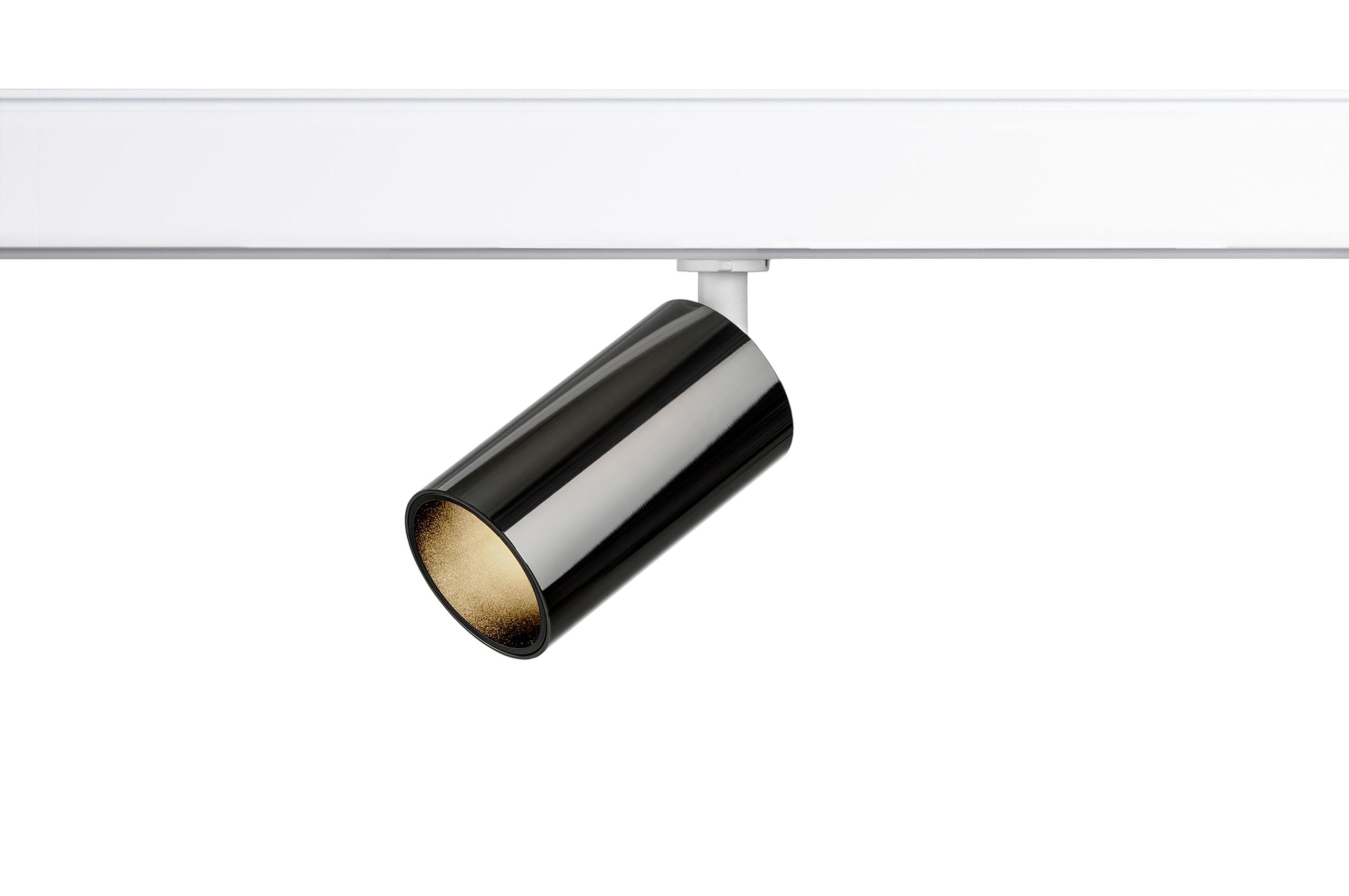 Flare 9W 24° 927 svart krom DALI Invitrack vit